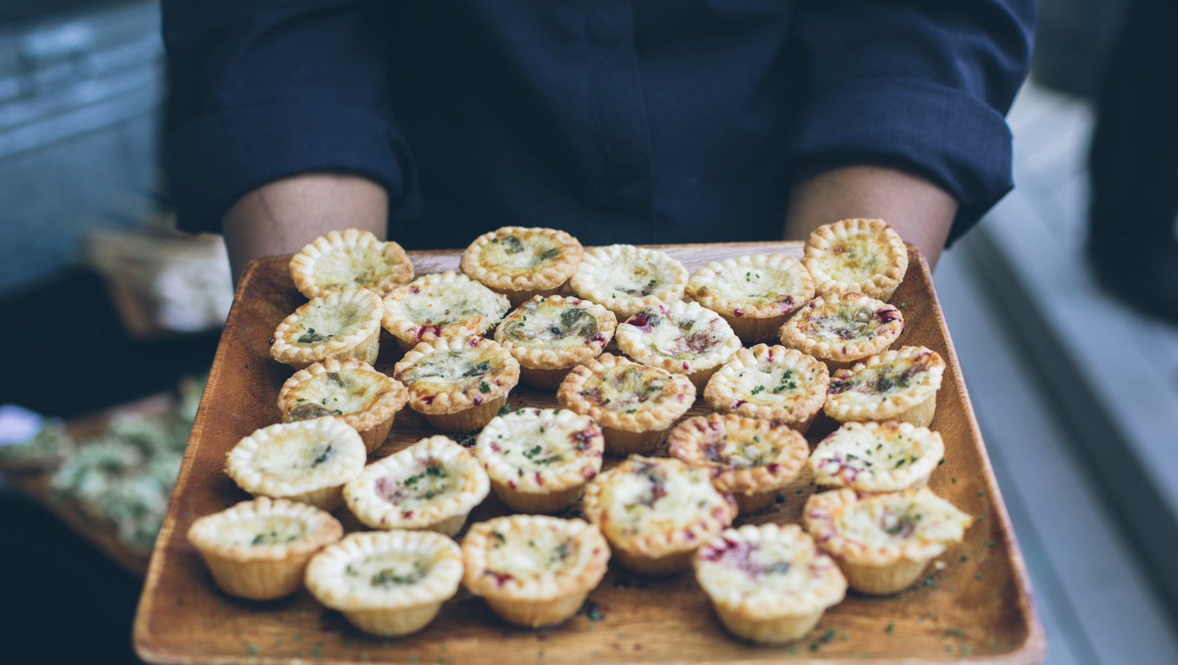 kimpton portland riverplace hotel catering baked goods on a plate