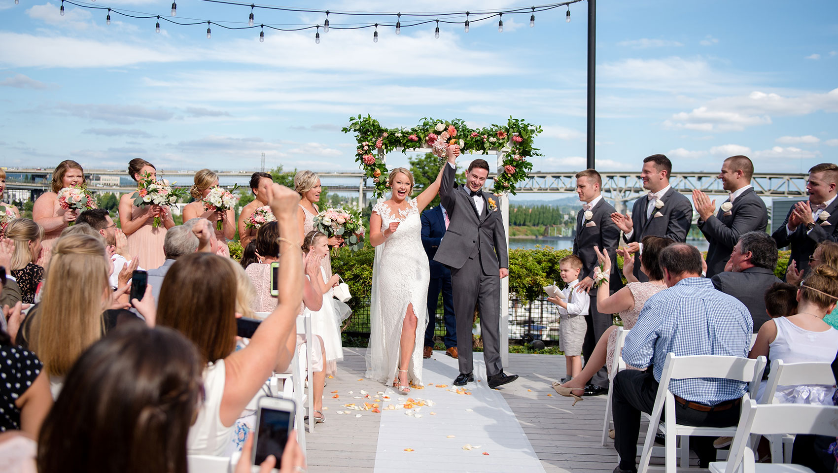 kimpton portland riverplace hotel wedding ceremony celebration