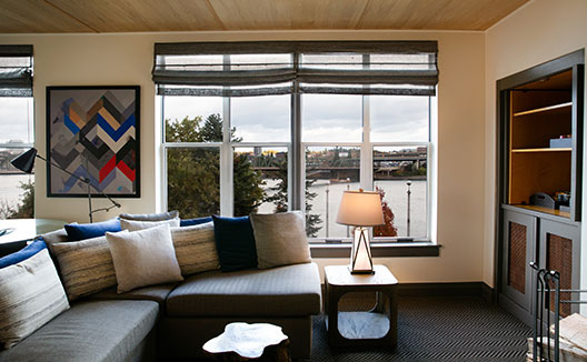 Mt Hood Suite Sitting Area with View